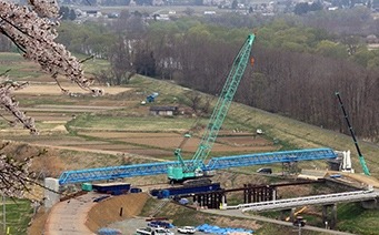 ①古館水管橋架設工事